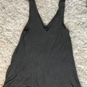 american eagle striped swing dress